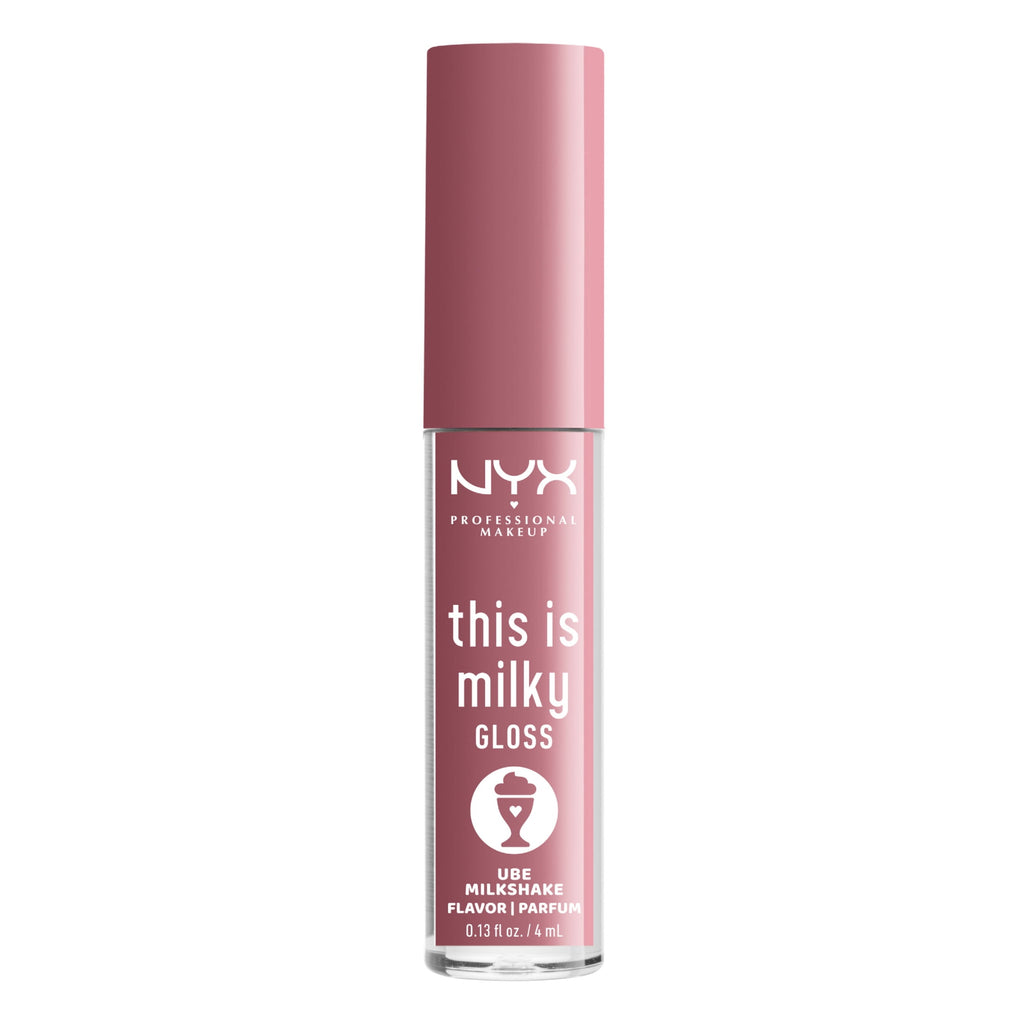NYX Professional Makeup This Is Milky Gloss, Lip Gloss with 12 Hr Hydration, Ube Milkshake