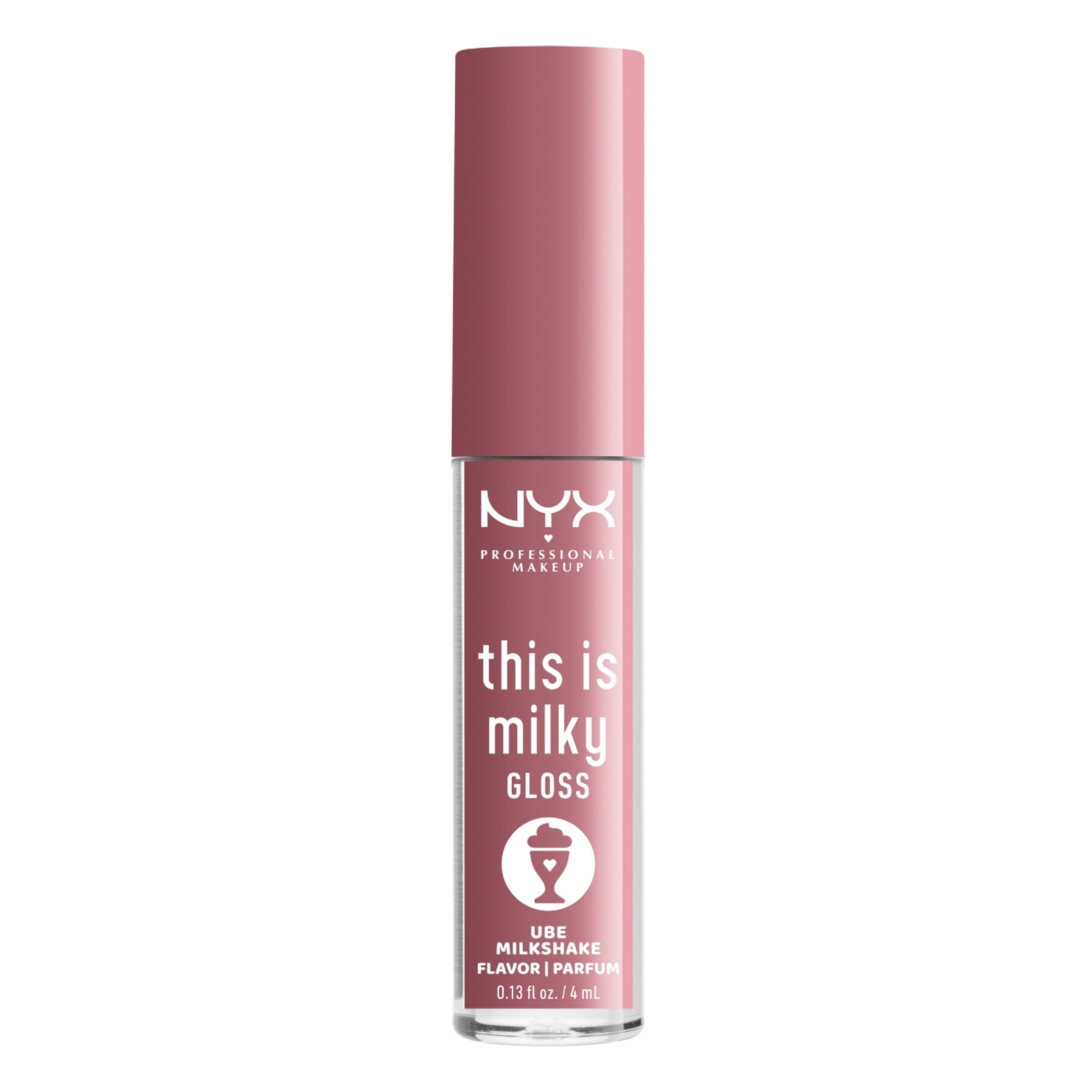 NYX Professional Makeup This Is Milky Gloss, Lip Gloss with 12 Hr Hydration, Ube Milkshake