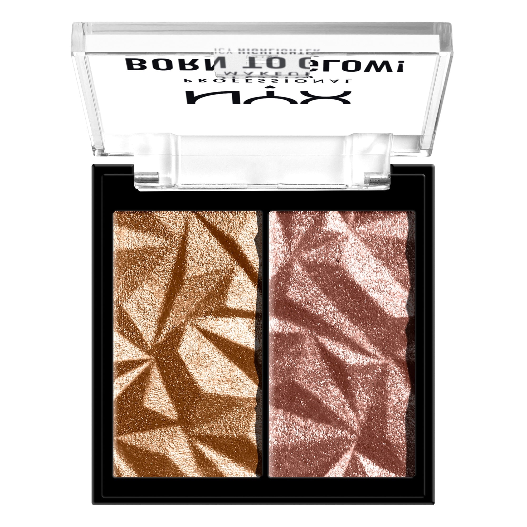 NYX Professional Makeup Born to Glow Highlighter Duo, Bout the Bronze, 0.07 oz.